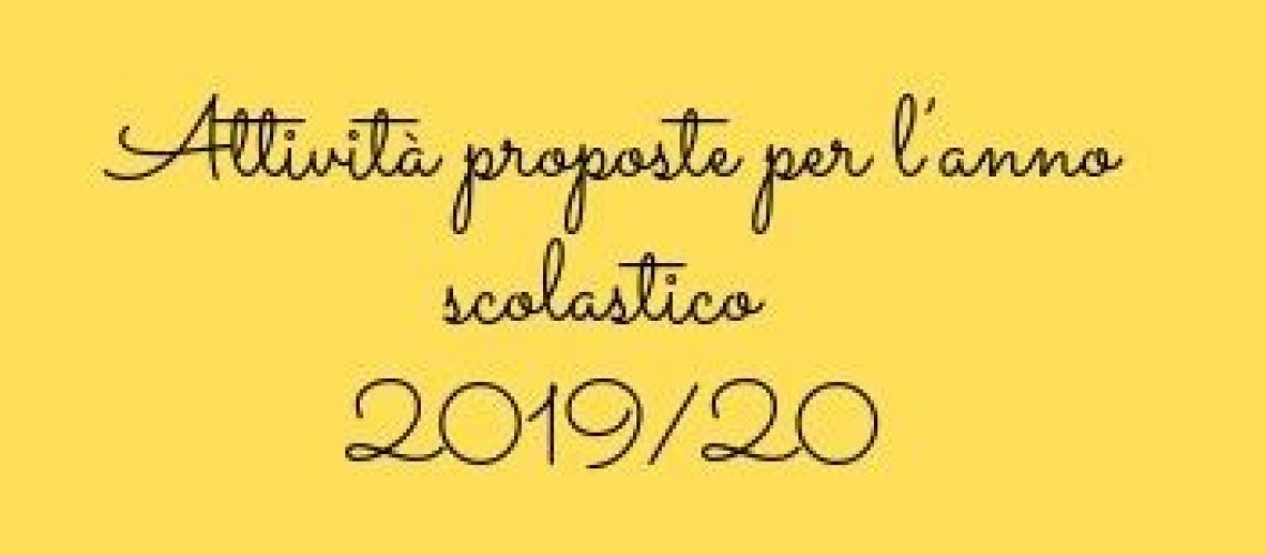 TITOLO ATTIVITa PROPOSTE A.S. 2019-20